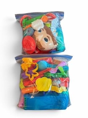 Huge Play-Doh Fun Factory Assorted Tools Cutters Molds Lot Mr. Play-Doh Head Set